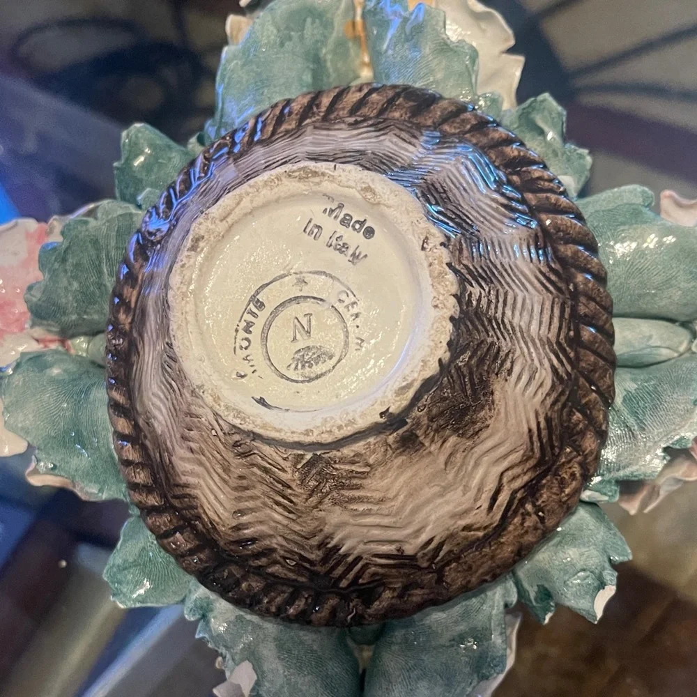 Elegant Floral Ceramic Arrangement